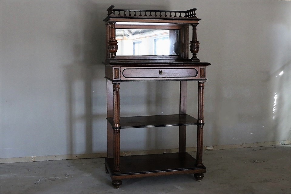 ルイフィリップ様式のサイドテーブル ルイ・フィリップ様式 サーバーシェルフ 4692 | 家具,キャビネット