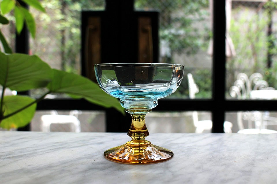 フランスアンティーク｜ポルティユー　ジョルジュ・サンド｜シャンパングラス フランスアンティーク｜ポルティユー ジョルジュ・サンド