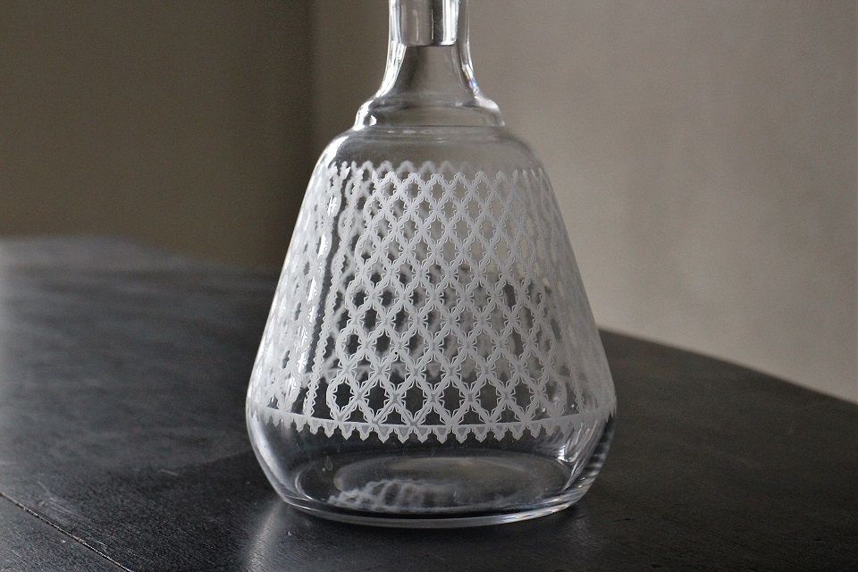 オールドバカラ アルハンブラ デキャンタ フランス アンティーク