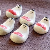 会津本郷焼 起き上がり小法師 箸置き