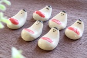 会津本郷焼 起き上がり小法師 箸置き 3個