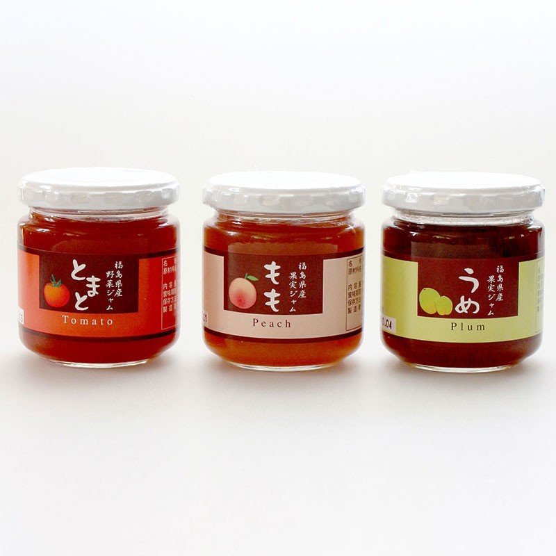 ジャム3種 もも 梅 トマト