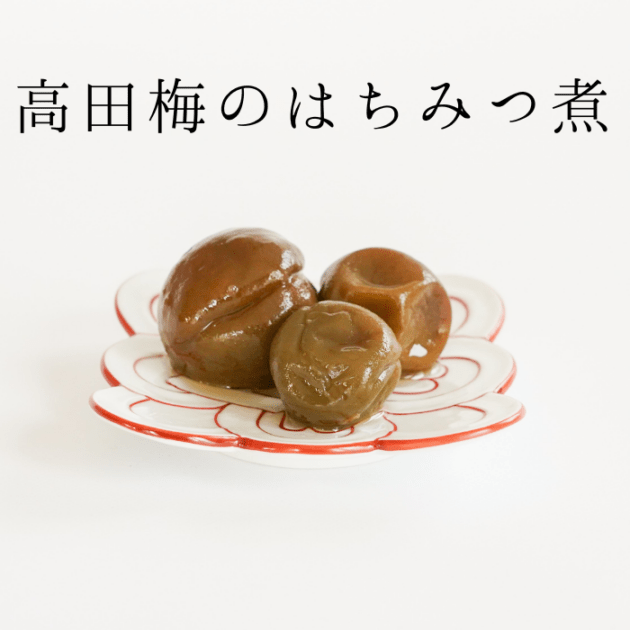 高田梅の天然ハチミツ煮 420g