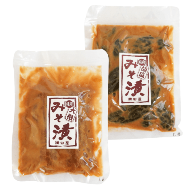 国産 胡瓜みそ漬 大根みそ漬けセット