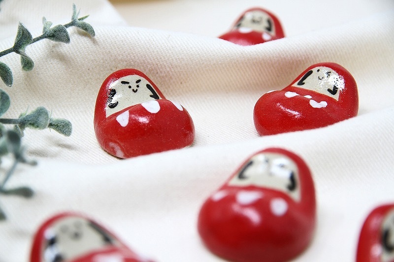 会津本郷焼 だるま 箸置き