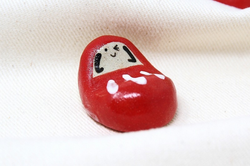 会津本郷焼 だるま 箸置き