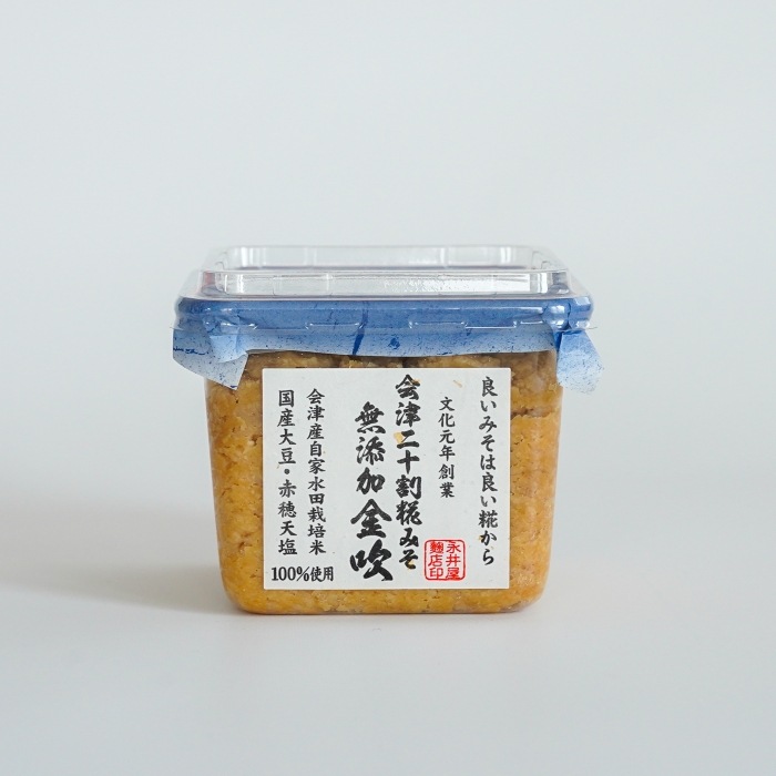 金吹（会津二十割糀みそ）500g×1 無添加