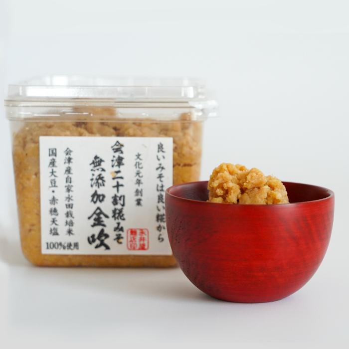金吹（会津二十割糀みそ）500g×1 無添加