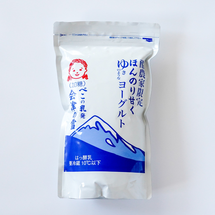 べこの乳発 会津の雪 1000gパウチ 加糖