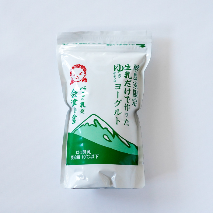 べこの乳発 会津の雪 1000gパウチ 無糖