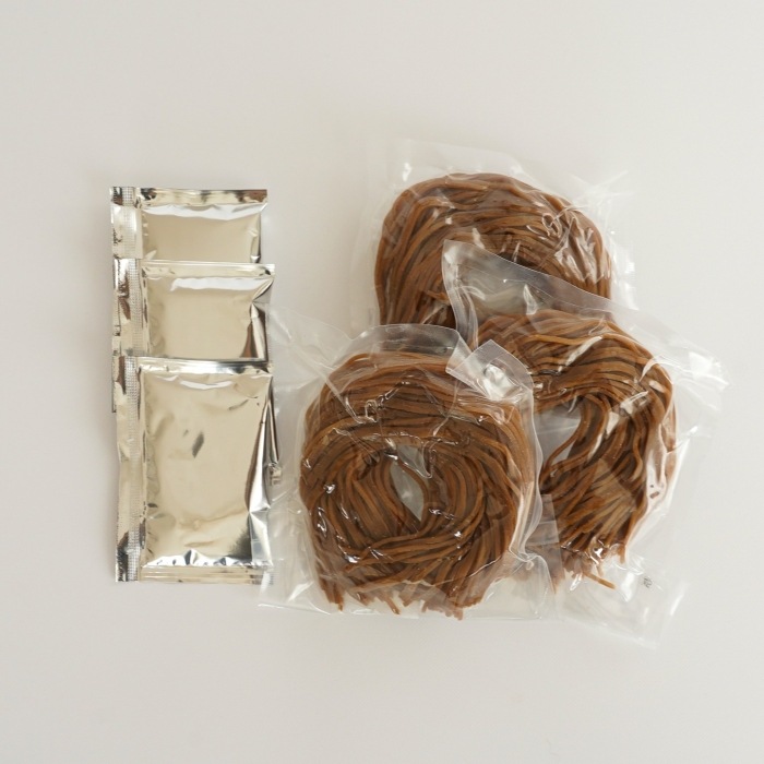 玄米麺 玄米そば3食箱入り
