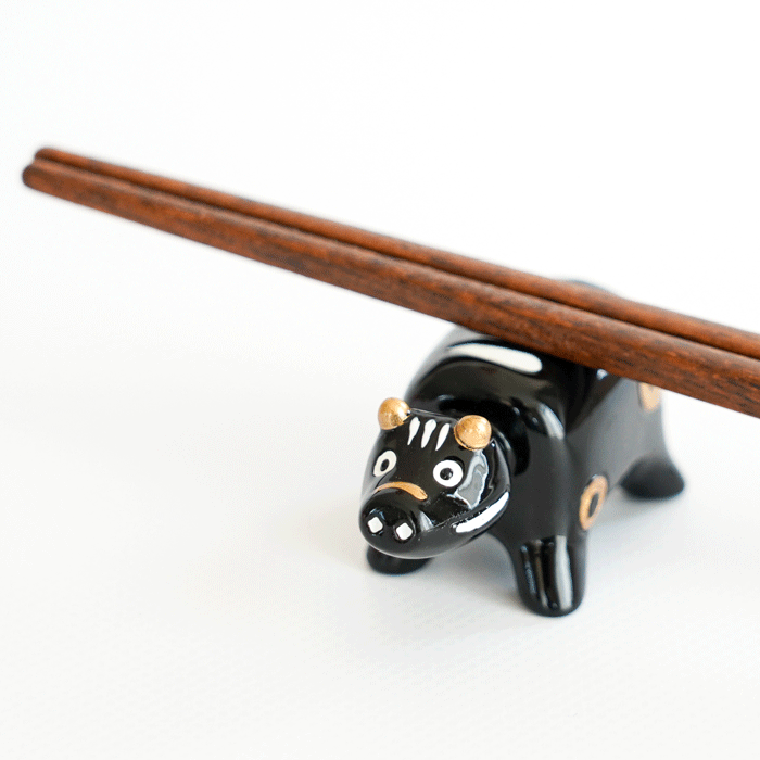 カラフルべこ箸置き 4色セット