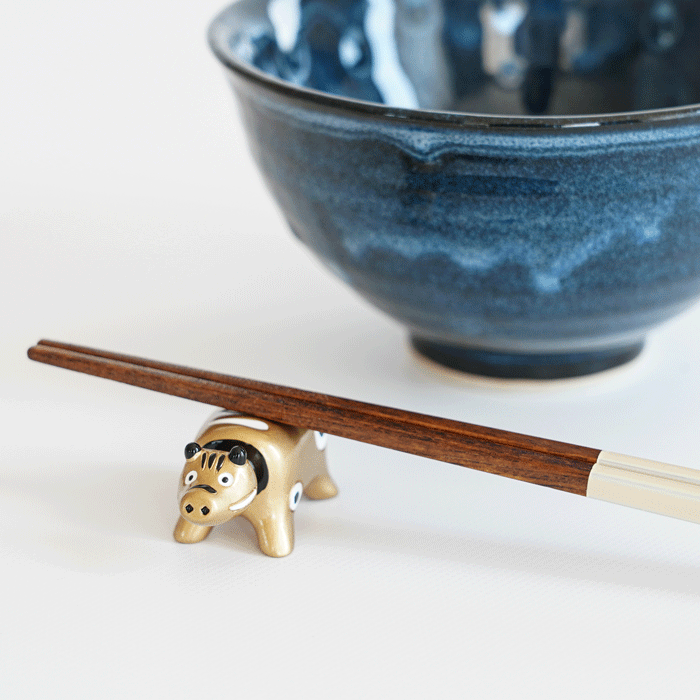 カラフルべこ箸置き 4色セット