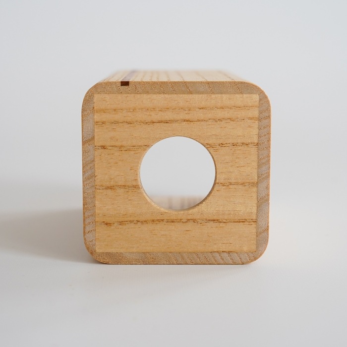 会津桐 茶筒 茶綾（押出茶筒）