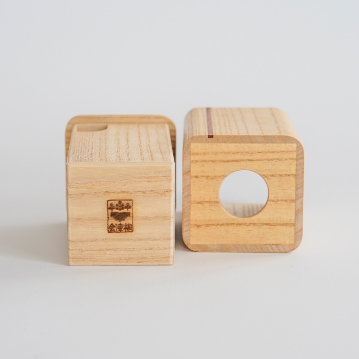 会津桐 茶筒 茶綾（押出茶筒）