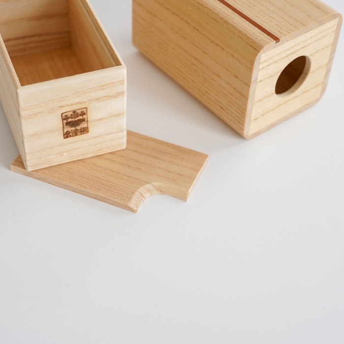 会津桐 茶筒 茶綾（押出茶筒）