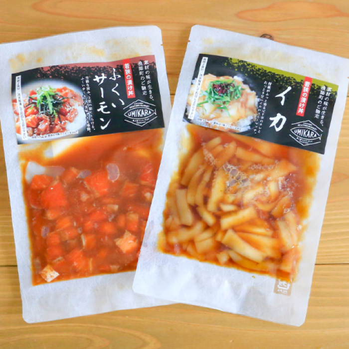 若狭の漬け丼 季節のいか