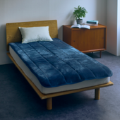 アクリル敷きパッド 吸湿発熱（ゴムレス）