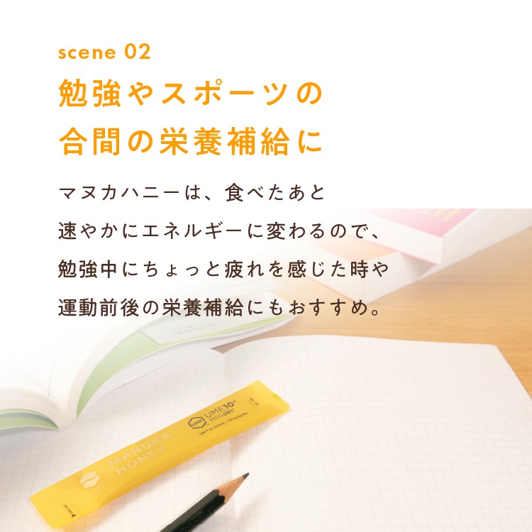 定期商品】スティック マヌカハニー UMF10+（4箱セット［10g×32本