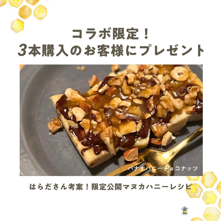 【はらださんコラボ特別価格35%OFF】はじめての マヌカハニー UMF10+【250g MGO 261+】　※3本以上購入で「はらださん考案マヌカハニーレシピ」プレゼント！