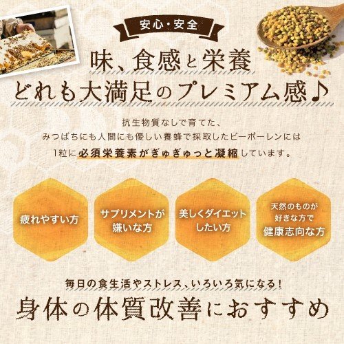 ビーポーレン 【みつばち花粉】 125g【はちみつ】