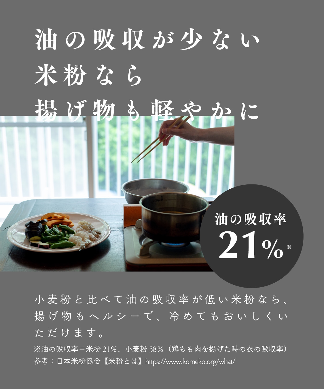 田田田堂　有機米粉「山田錦」（200g/400g/1kg/20kg）