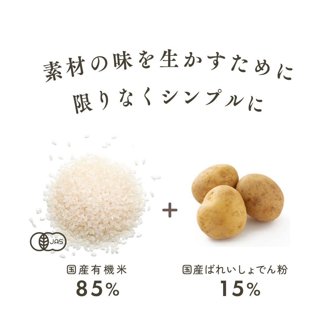 【定期商品】お米のめん4食セット「白米麺／玄米麺」 （100g×4食）｜メール便送料無料