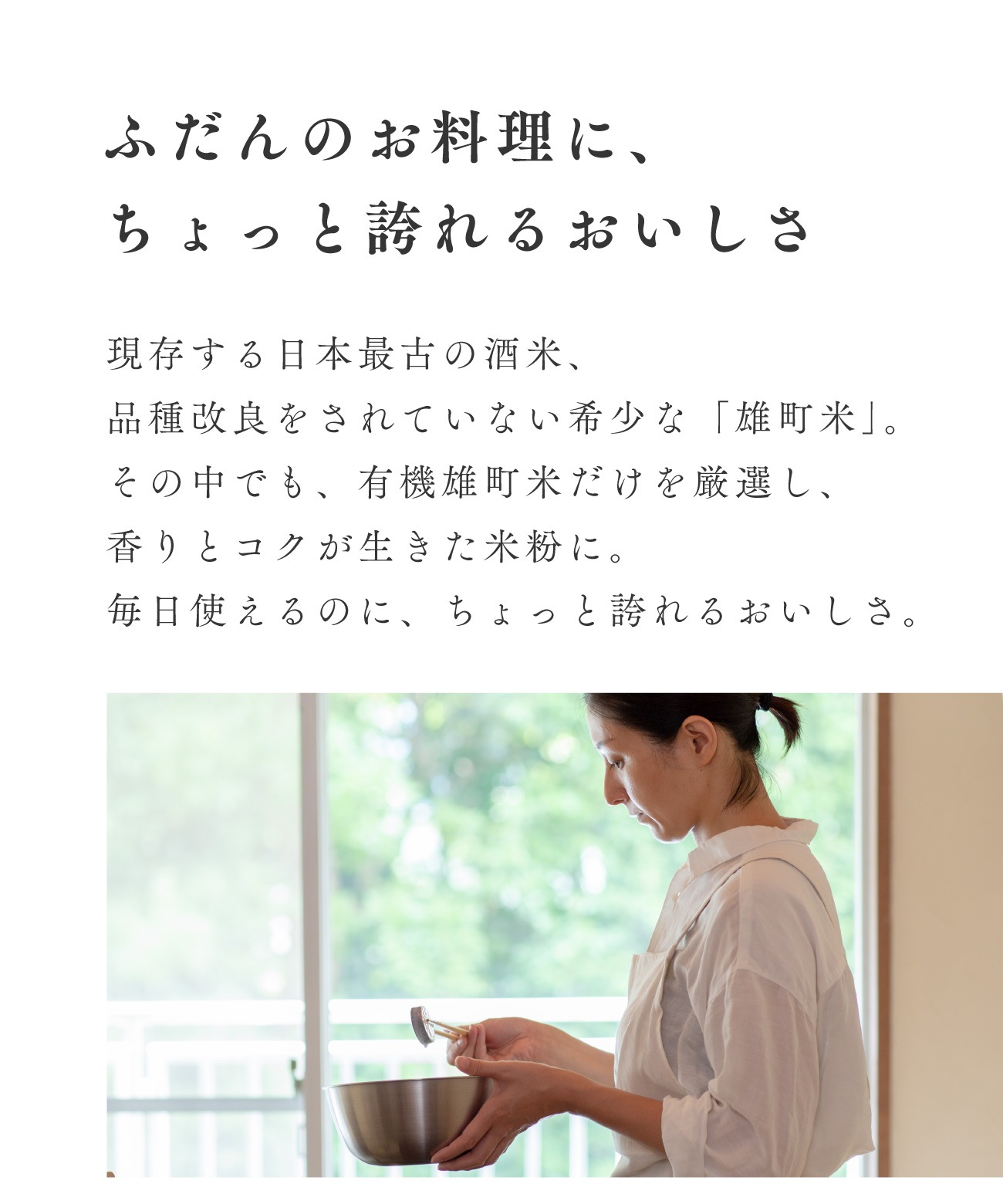 田田田堂　有機米粉「雄町米」（大容量/20kg）