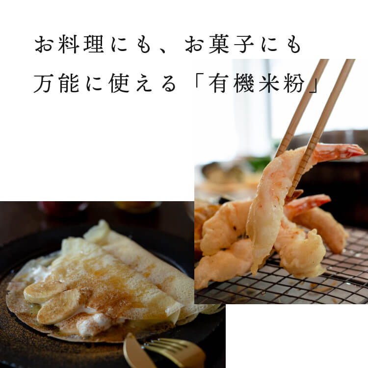 【定期商品】田田田堂　有機米粉「山田錦」（大容量/1kg）