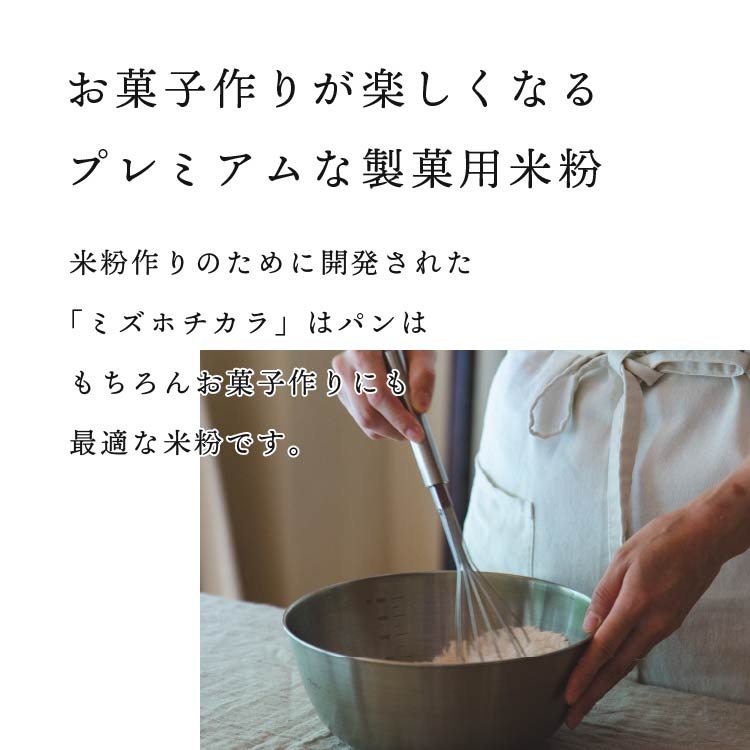 【定期商品】田田田堂　有機米粉「ミズホチカラ」（大容量/20kg）