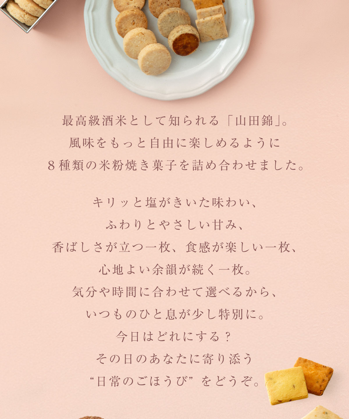 山田錦 ギフト 母の日限定セット（全64枚入）［グルテンフリー
