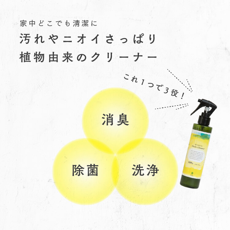 ボタニカルマルチクリーナー　天然洗浄成分でおうち丸ごとスッキリ