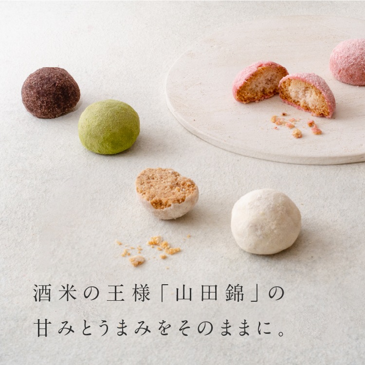 山田錦ボール アソートボックス【4種 詰合せセット（4種×各6個）】【グルテンフリー & ヴィーガン】