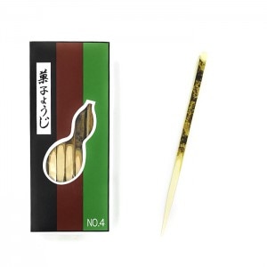 茶道具 菓子切り 楊枝 黒文字 5寸（約15cm） 18本入