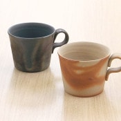 ●122.カップ…備前焼 備前焼陶芸家「森 大雅（もり たいが）」作 備前焼『六角