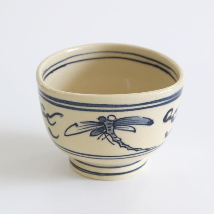 茶道具 抹茶茶碗 小茶碗 瓜生静竜 安南蜻蛉