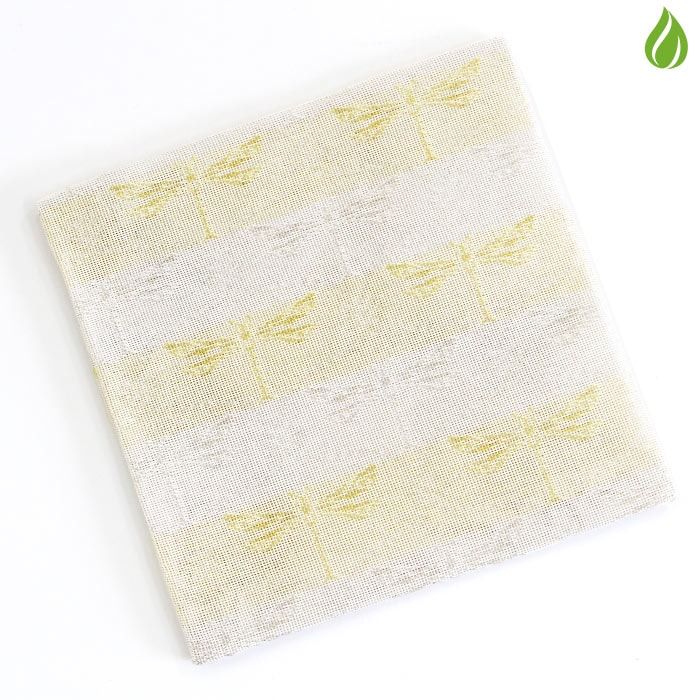 茶道用帛紗 ひょうたん型 緑色刺繍 003-kobu-s-2.jpg