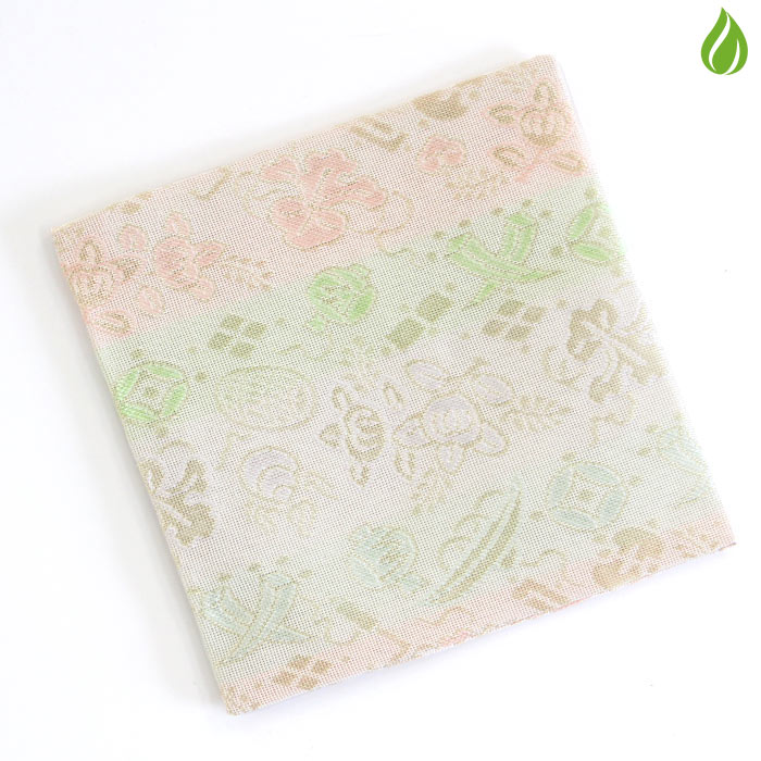 茶道用帛紗 ひょうたん型 緑色刺繍 茶道用帛紗 多色 花模様 鳥刺繍 - メルカリ