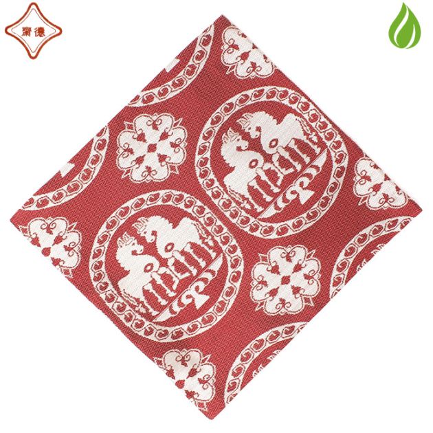 茶道具 古帛紗 北村徳齋 令和8年 干支古帛紗「午」深緋（こきあか）