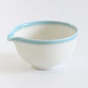 茶道具 抹茶茶碗 美濃焼 藍釉（M-1415）