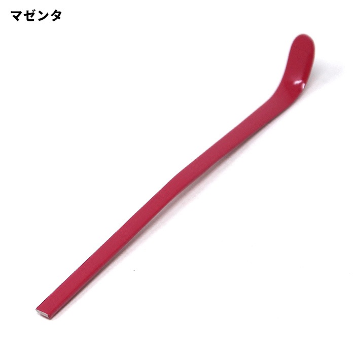 茶道具 塗茶杓 カラー【 ピンク / ホワイト / ブルー / グリーン