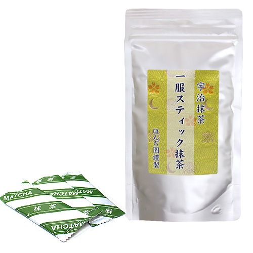 抹茶 薄茶 粉末 宇治抹茶 一服スティック 抹茶 2g × 10本入 ほん