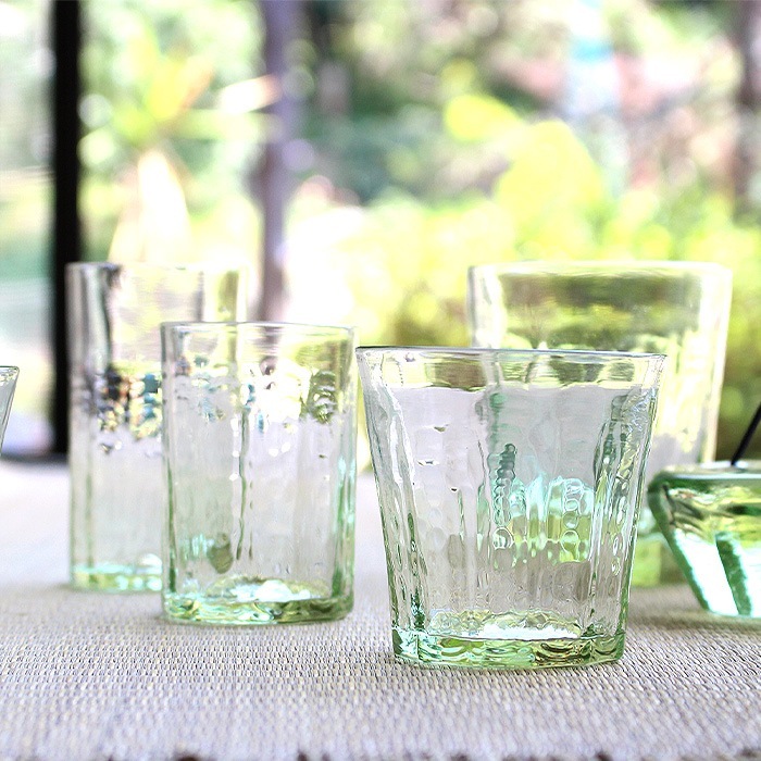 吹きガラス 水口智貴 いぐさガラス お香立て [化粧箱付]