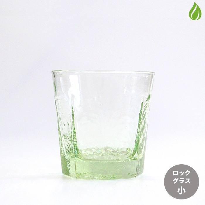 吹きガラス 水口智貴 いぐさガラス ロックグラス 小 口径8.5×高