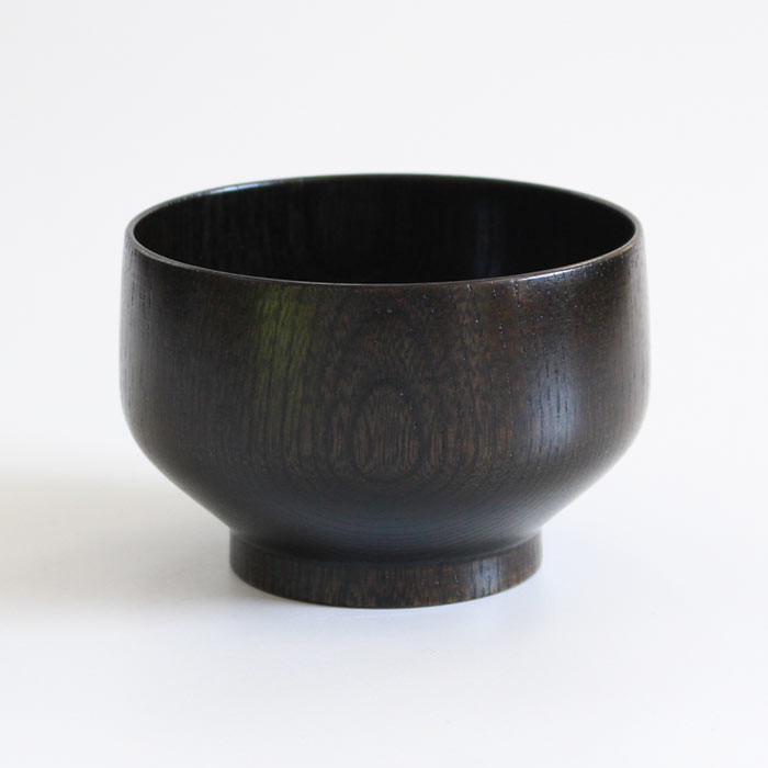 汁椀 白鷺木工 サブロク椀 布袋 160ml 【 欅×3色 】