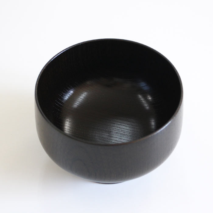 和食器 汁椀 白鷺木工 サブロク椀 布袋 [ ナチュラル / 漆茶