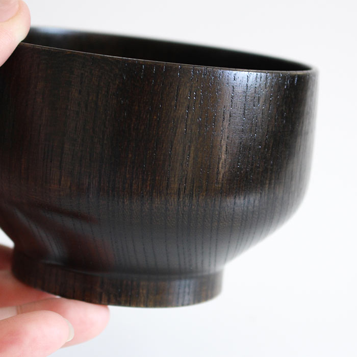 汁椀 白鷺木工 サブロク椀 布袋 160ml 【 欅×3色 】