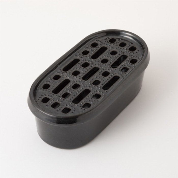 かもしか道具店 萬古焼 だいこんのおろし器 【 黒/藍/白 】