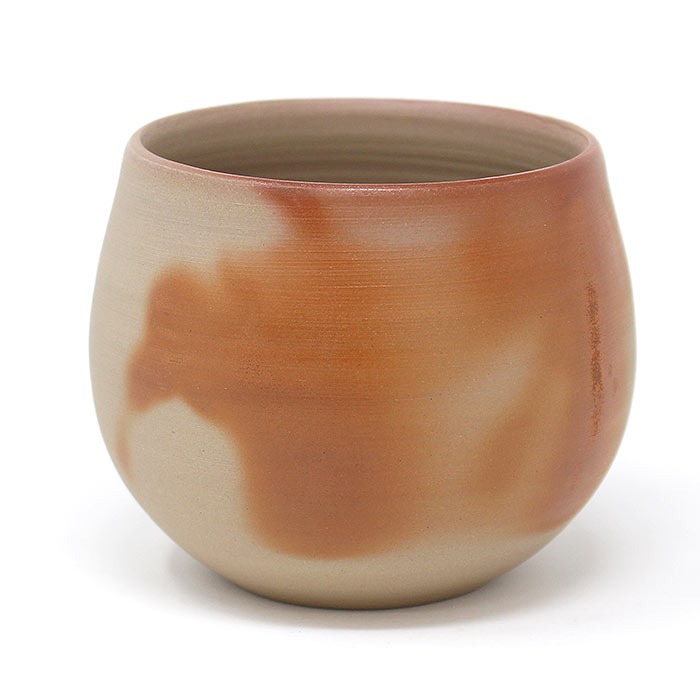 岡山 備前焼作家 高木純作 コロンまるいカップ 300ml 2カラー