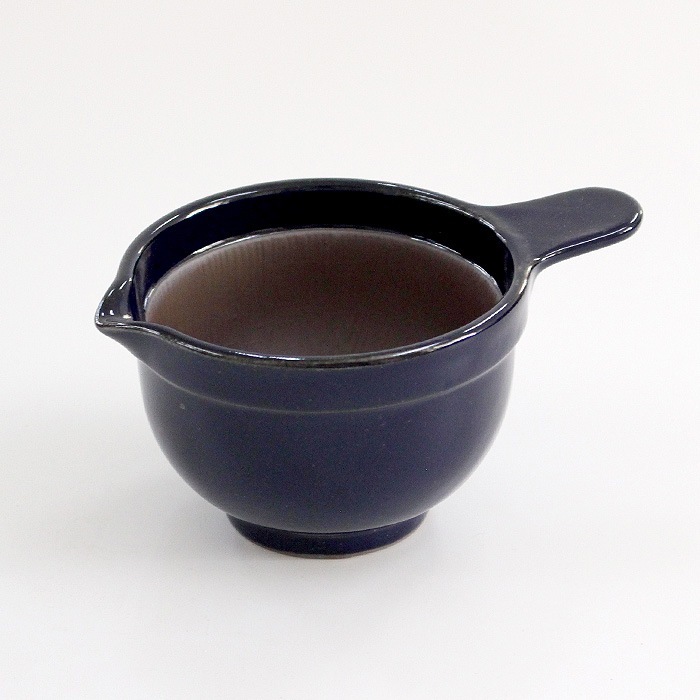 かもしか道具店 萬古焼 なっとうバチ ふつう【 黒/藍/白 】